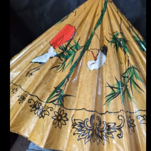 Vintage Japanese Parasol Beautiful Colours Handmade PAPER UMBRELLA - Picture 1 of 7